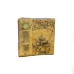 Handcrafted Thai Saa Paper Journal with 3D Elephant Design & Wooden Pencil – Eco-Friendly Travel Notebook (15×15 cm) 7