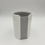 Modern Desk Pen & Stationery Organizer – Sleek White & Grey Design 2