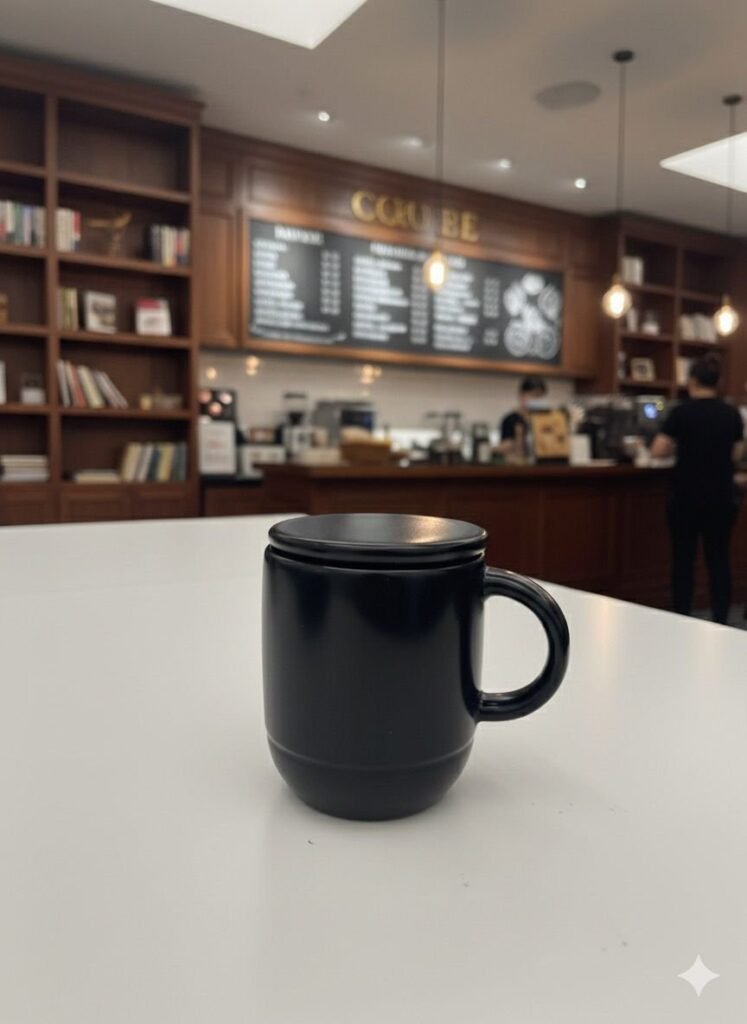 Minimalist Black Mug – Durable Everyday Coffee & Tea Cup